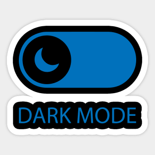 Dark Mode User Interfaces Sticker